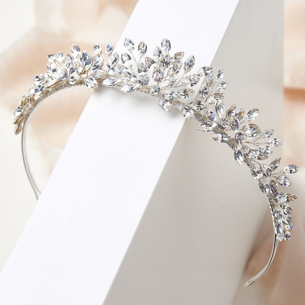 Silver Crystal Wedding Tiara
